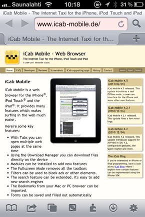 IPhoneBlog de iCab