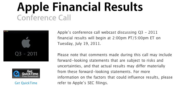 IPhoneBlog de Financial Results